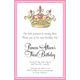 Princess Crown Invitations Image 3 of 4